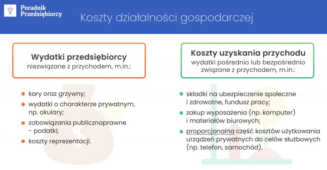 Koszty KUP i NKUP w praktyce: najważniejsze przykłady dla przedsiębiorców