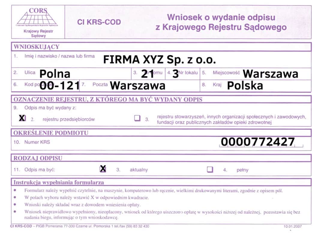 Ile jest ważny odpis KRS? Poznaj praktyczne zasady ważności