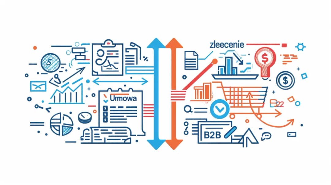 Umowa zlecenie a B2B: Jakie są różnice między umową zlecenia a B2B?