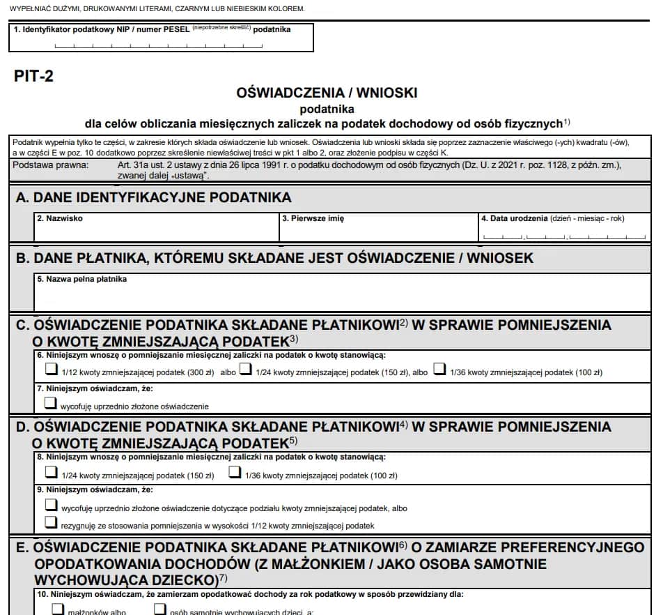 Jak wypełnić oświadczenie zleceniobiorcy i uniknąć błędów w formularzu