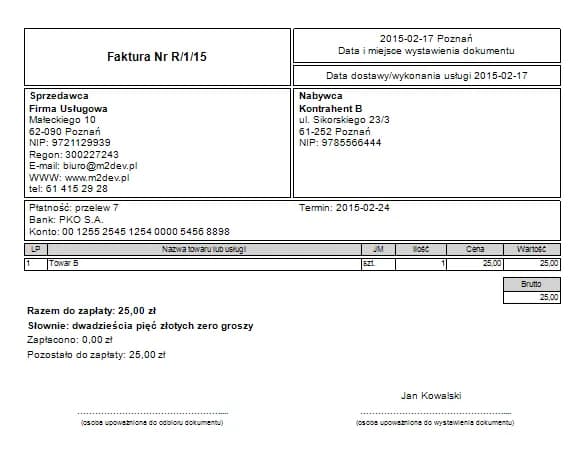 Jak wystawić fakturę na ryczałcie? Darmowy wzór do pobrania