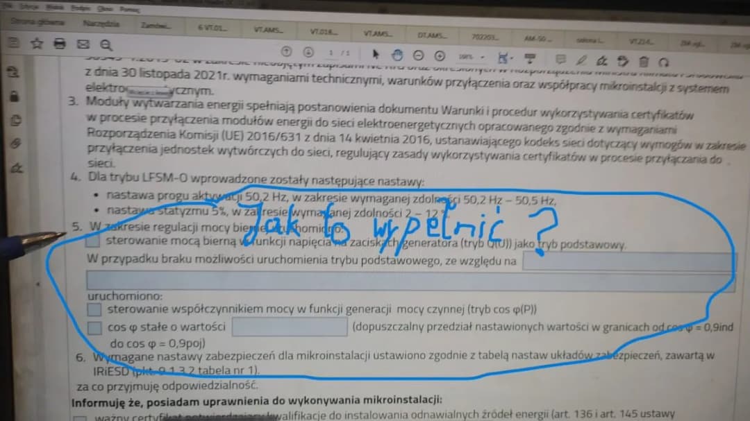 Jak poprawnie wypełnić oświadczenie instalatora mikroinstalacji TAURON?