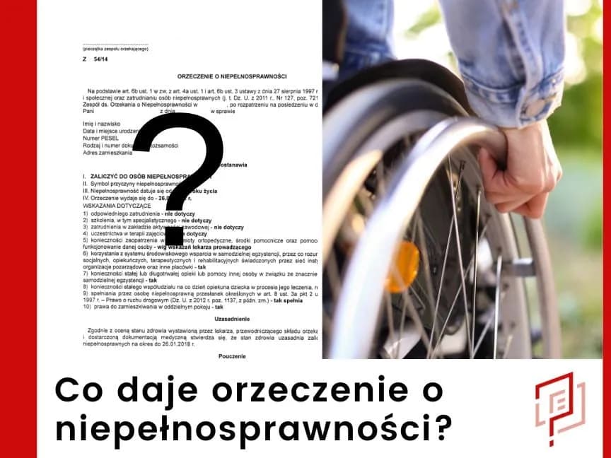 Wniosek o wydanie orzeczenia o stopniu niepełnosprawności 2023 - Kraków